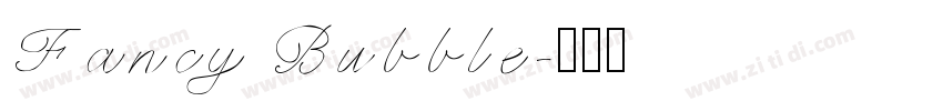 Fancy Bubble字体转换